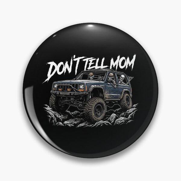 Item preview, Don't Tell Mom Off-Road Cherokee XJ Rock Crawling Skeletons Blue XJ designed and sold by Off-Road-Zone.