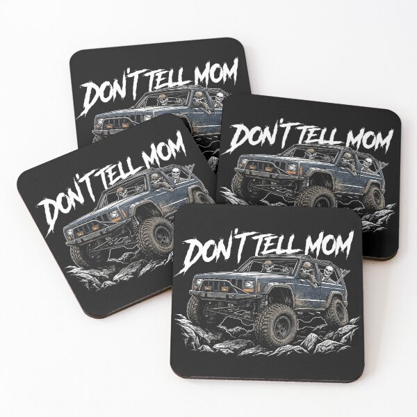 Item preview, Don't Tell Mom Off-Road Cherokee XJ Rock Crawling Skeletons Blue XJ designed and sold by Off-Road-Zone.