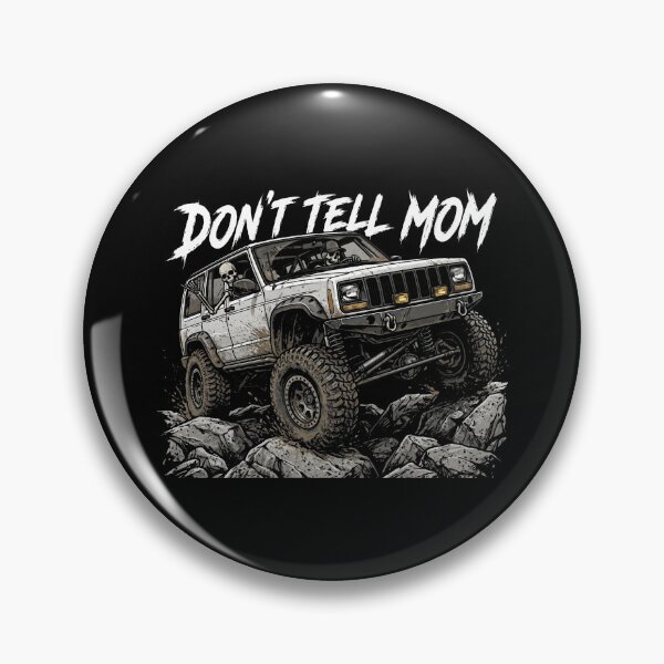 Item preview, Don't Tell Mom Off-Road Cherokee XJ Rock Crawling Skeletons White 2 door XJ designed and sold by Off-Road-Zone.