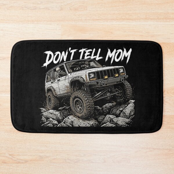 Item preview, Don't Tell Mom Off-Road Cherokee XJ Rock Crawling Skeletons White 2 door XJ designed and sold by Off-Road-Zone.