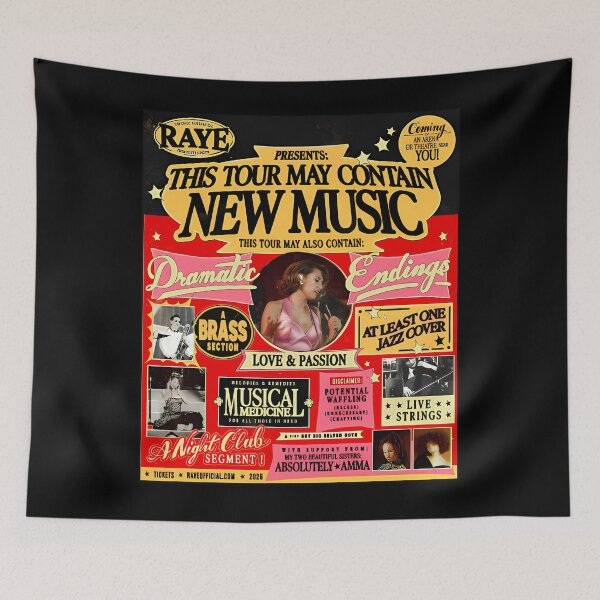 Item preview,  Raye This Tour May Contains New Music Uk Tour Uk 2 designed and sold by Lissun.