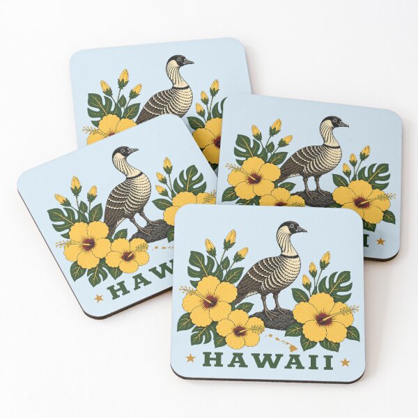 Item preview, Hawaii Nene Hibiscus Emblem designed and sold by The-Drip-Studio.