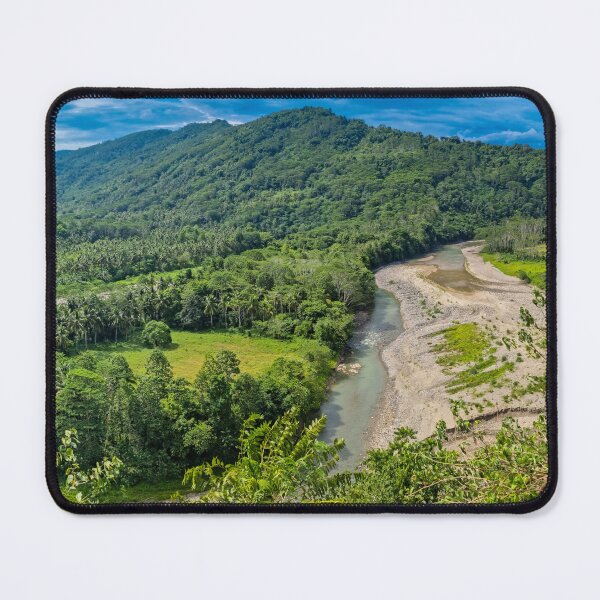 Item preview, Andanan River, Bayugan City - Agusan del Sur | Lush Mindanao Tropical Waterway Art designed and sold by Ross.A.Campbell.