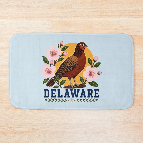 Item preview, Delaware Blossom Pheasant State Pride designed and sold by The-Drip-Studio.