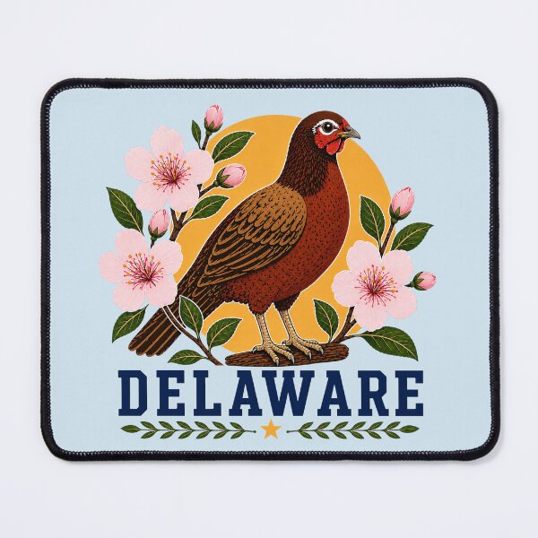 Item preview, Delaware Blossom Pheasant State Pride designed and sold by The-Drip-Studio.