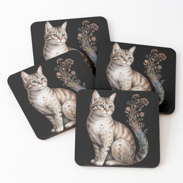 Item preview, Cat Mom Floral Cat Purr Animal Lover designed and sold by TrinaEspinoza.