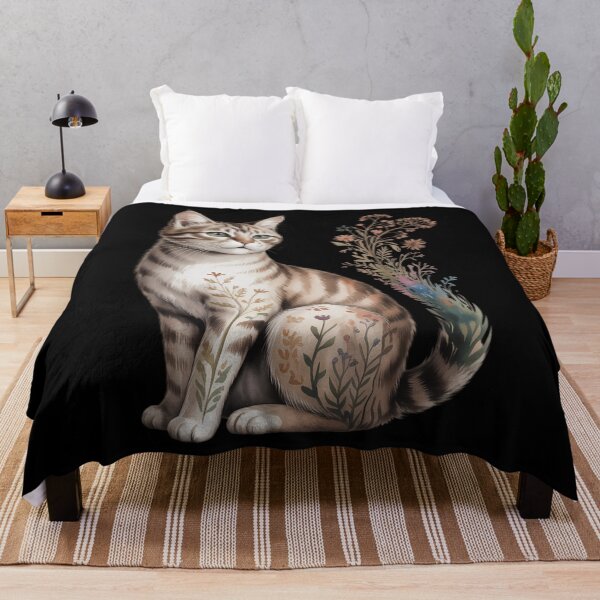 Item preview, Cat Mom Floral Cat Purr Animal Lover designed and sold by TrinaEspinoza.