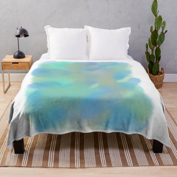 Item preview, Soft Aqua Dream — Abstract Watercolor Print designed and sold by AnnaVikhrArt.