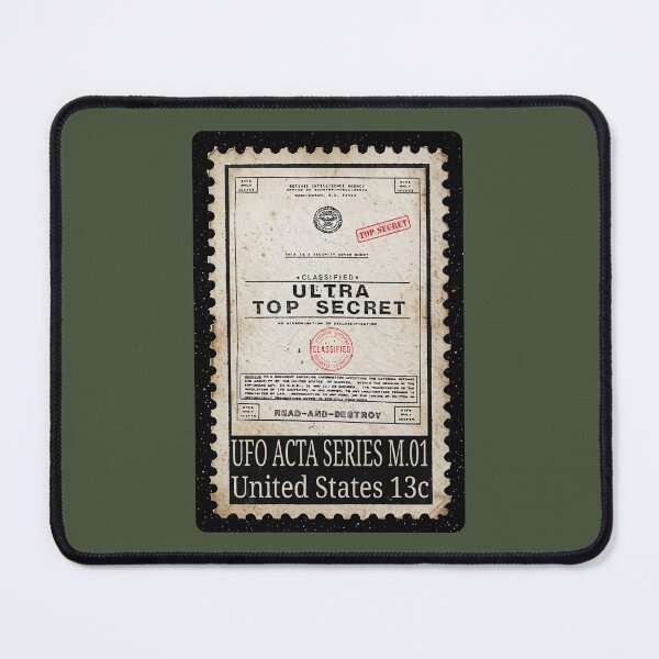 Item preview, POSTAGE STAMP_UFO ACTA SERIES M01_V2B designed and sold by ART-OF-ORION.