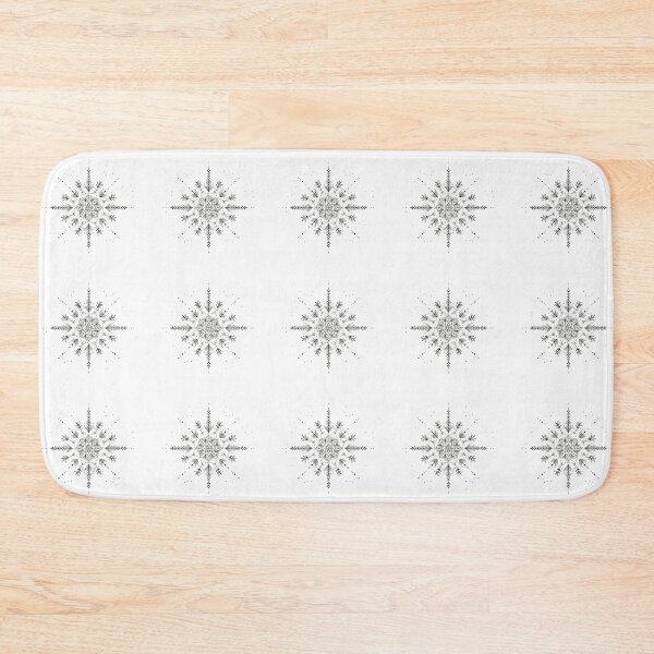 Item preview, Snowflake Pattern BW designed and sold by bubblyrainbow.