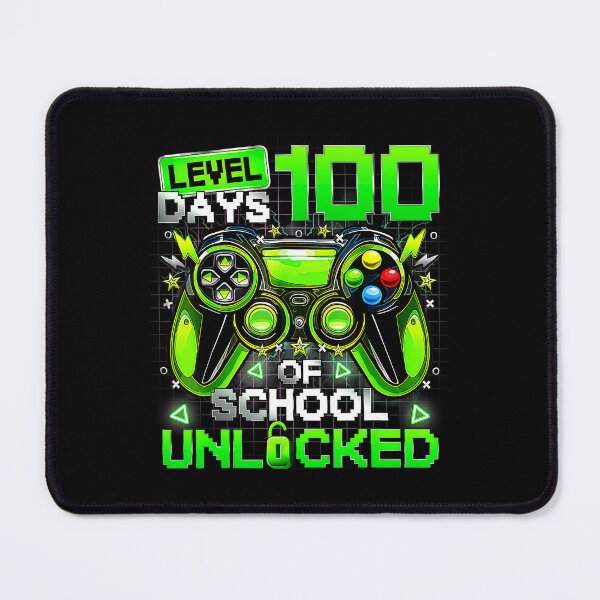 Item preview, Level 100 Days of School Unlocked Gamer designed and sold by FGTV2021.