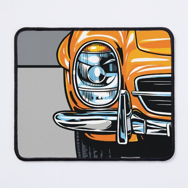 Item preview, Orange Classic Car Headlight Close Up Art designed and sold by RamyGallery.