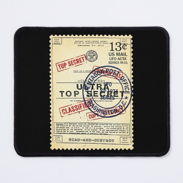 Item preview, POSTAGE STAMP_UFO ACTA SERIES M01_V3C designed and sold by ART-OF-ORION.
