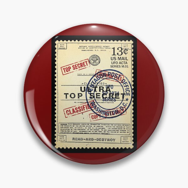 Item preview, POSTAGE STAMP_UFO ACTA SERIES M01_V3B designed and sold by ART-OF-ORION.