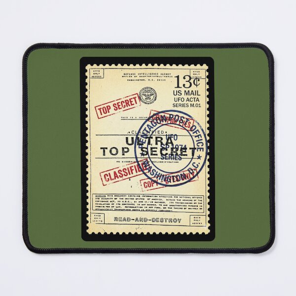 Item preview, POSTAGE STAMP_UFO ACTA SERIES M01_V3B designed and sold by ART-OF-ORION.