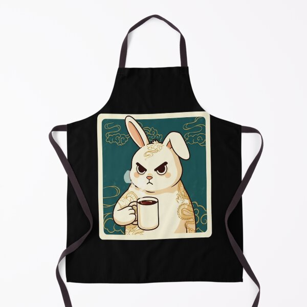 Item preview, Angry Bunny Coffee Vintage Tattoo designed and sold by JordynLadukeg65.