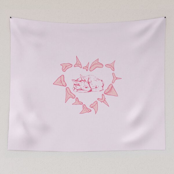 Item preview, Park The Shark & Baby Deer - Baby Pink designed and sold by coffee with ice.