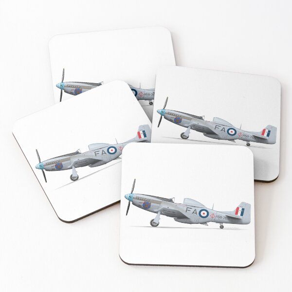 Item preview, NORTH AMERICAN AVIATION P-51 Mustang A68-110 VH-MFT SNIFTER designed and sold by Grubby Fingers Aircraft Illustration.