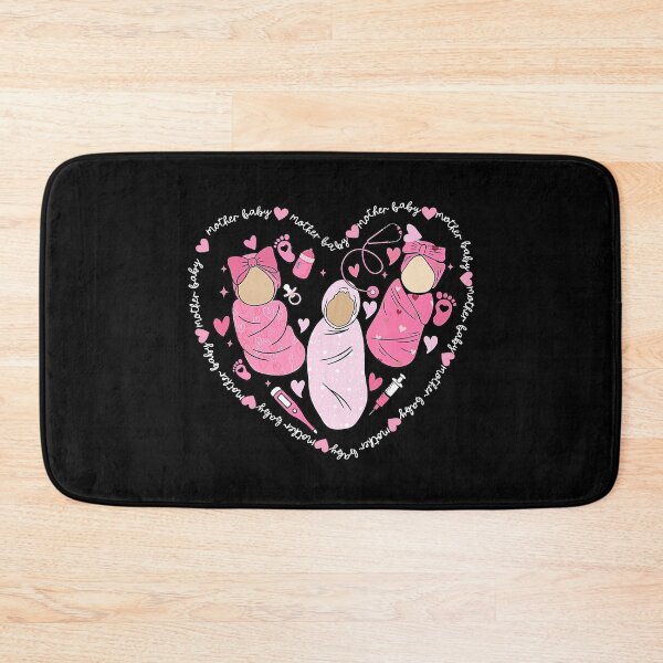 Item preview, Mother Baby Nurse Heart Illustration - Postpartum Care Valentine designed and sold by zamiokaline.