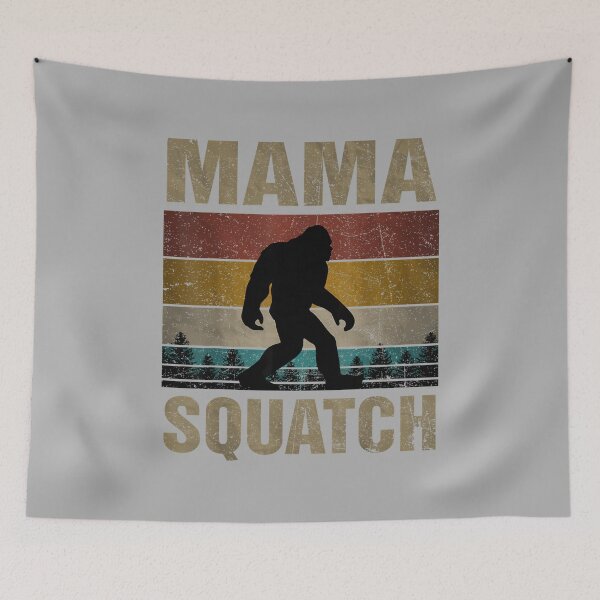 Item preview, Mama Squatch Bigfoot Mama Sasquatch Yeti Family Matching designed and sold by ArleneRowe.