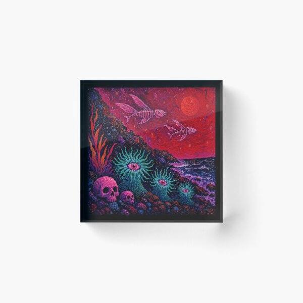 Item preview, Cosmic Horror Ocean Skull Surreal designed and sold by Modaozushi216.