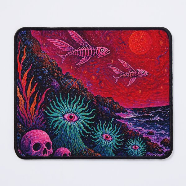Item preview, Cosmic Horror Ocean Skull Surreal designed and sold by Modaozushi216.