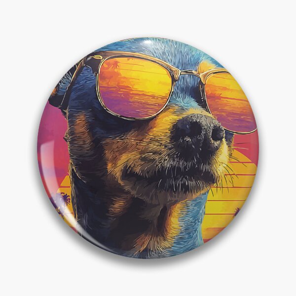 Item preview, Chihuahua Dog with Sunglasses Sunset Beach Tropical Summer designed and sold by Littermin.