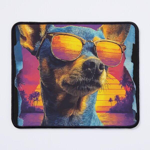 Item preview, Chihuahua Dog with Sunglasses Sunset Beach Tropical Summer designed and sold by Littermin.
