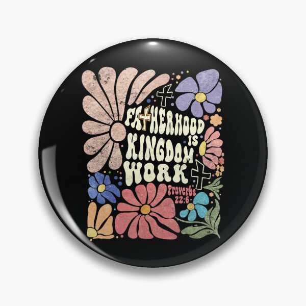 Item preview, Fatherhood Is Kingdom Work Boho Floral Style designed and sold by schoolofbullies.