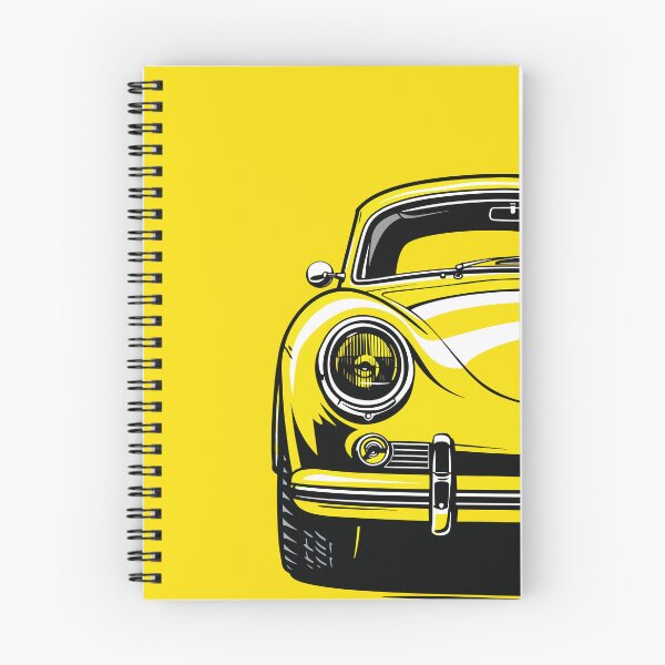 Item preview, Yellow Classic Compact Car Front View Art designed and sold by RamyGallery.