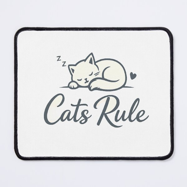 Item preview, Cats Rule Quietly ? designed and sold by Lovestickerco.