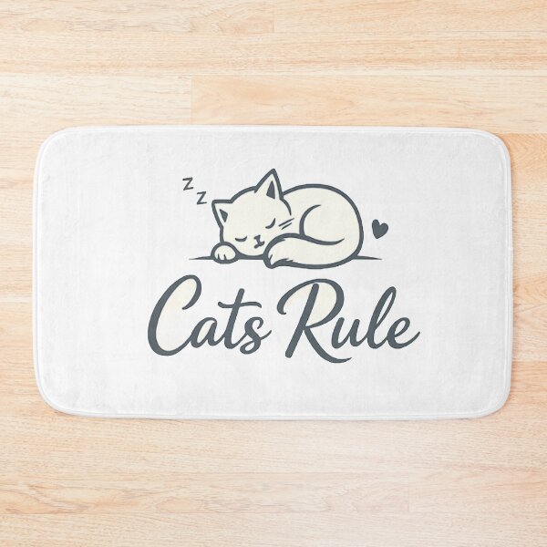 Item preview, Cats Rule Quietly ? designed and sold by Lovestickerco.