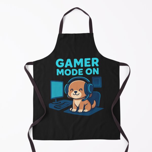 Item preview, Gamer Mode On Cute Dog Setup designed and sold by Noxivora.
