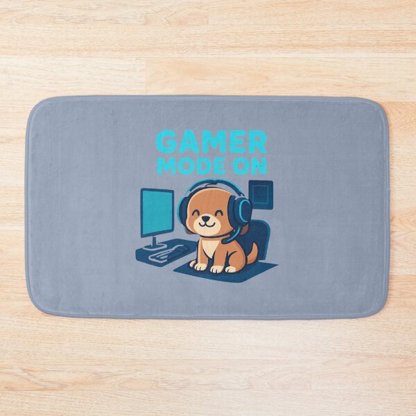 Item preview, Gamer Mode On Cute Dog Setup designed and sold by Noxivora.