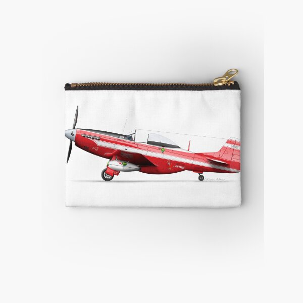 Item preview, NORTH AMERICAN AVIATION P-51 MUSTANG A68-113 1962 G-ARUK designed and sold by Grubby Fingers Aircraft Illustration.