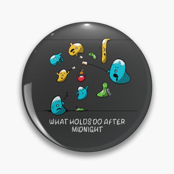 Item preview, Bouldering gym. What holds do after midnight? designed and sold by Rain Ant.