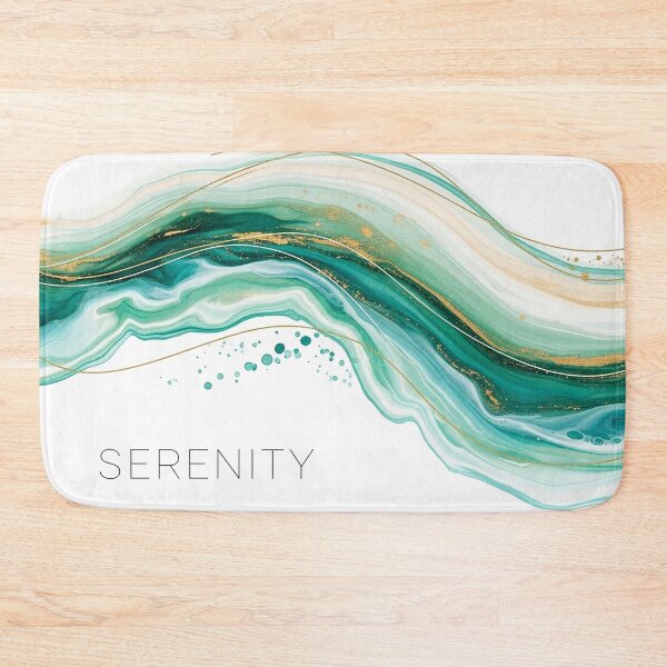 Item preview, Serenity Abstract Ocean Wave Fluid Art Spiritual Design designed and sold by Osmose-Studio.