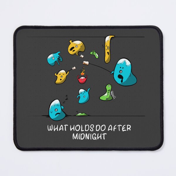 Item preview, Bouldering gym. What holds do after midnight? designed and sold by Rain Ant.