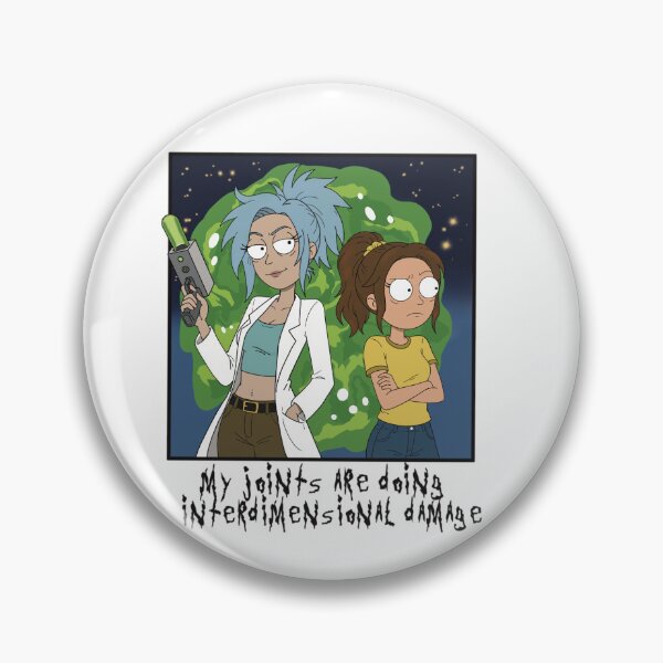 Item preview, My Joints Are Doing Interdimensional Damage Funny Sci-Fi Chronic Pain  designed and sold by Chronically creative.