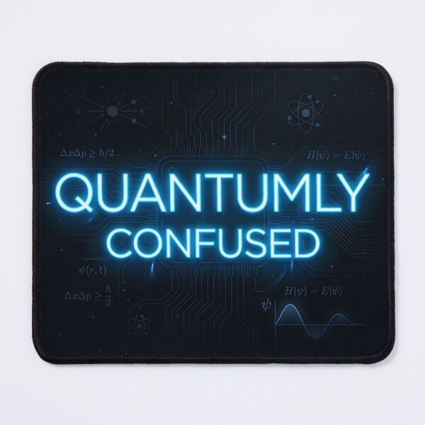 Item preview, Quantumly Confused Physics Humor designed and sold by OVERRIDESTUDIOS.