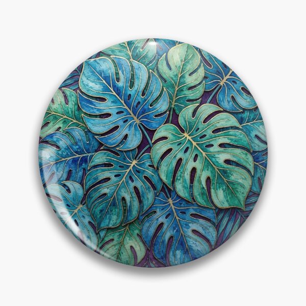 Item preview, Blue and Green Tropical Leaves designed and sold by GraphicsClub.