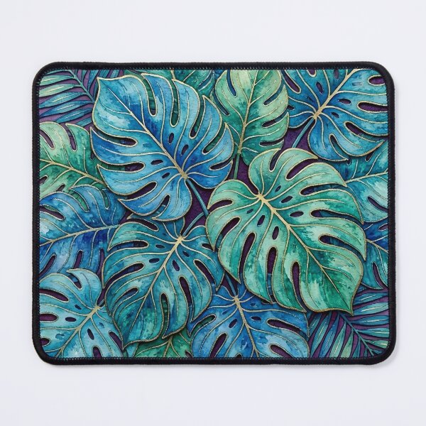 Item preview, Blue and Green Tropical Leaves designed and sold by GraphicsClub.
