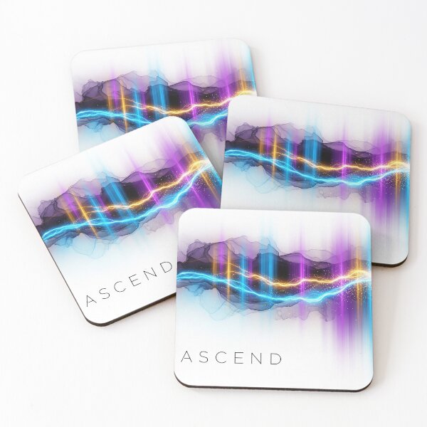 Item preview, Ascend Abstract Aurora Fluid Art Spiritual Design designed and sold by Osmose-Studio.