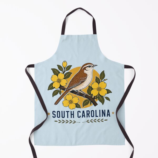 Item preview, South Carolina Wren & Yellow Jessamine Homage designed and sold by The-Drip-Studio.