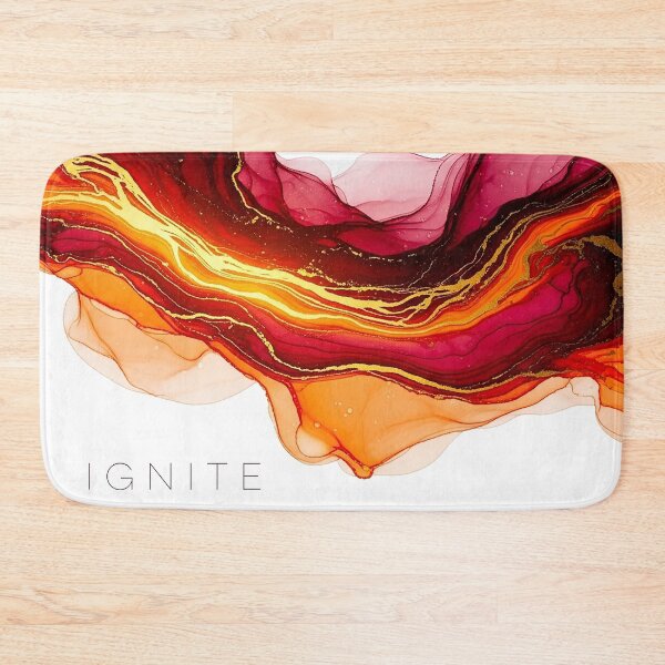 Item preview, Ignite Abstract Lava Flow Fluid Art Spiritual Design designed and sold by Osmose-Studio.