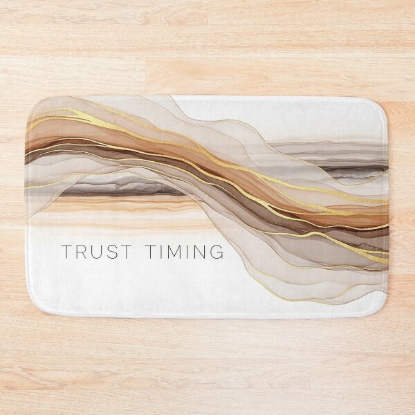 Item preview, Trust Timing Abstract Sand Dune Fluid Art Spiritual Design designed and sold by Osmose-Studio.