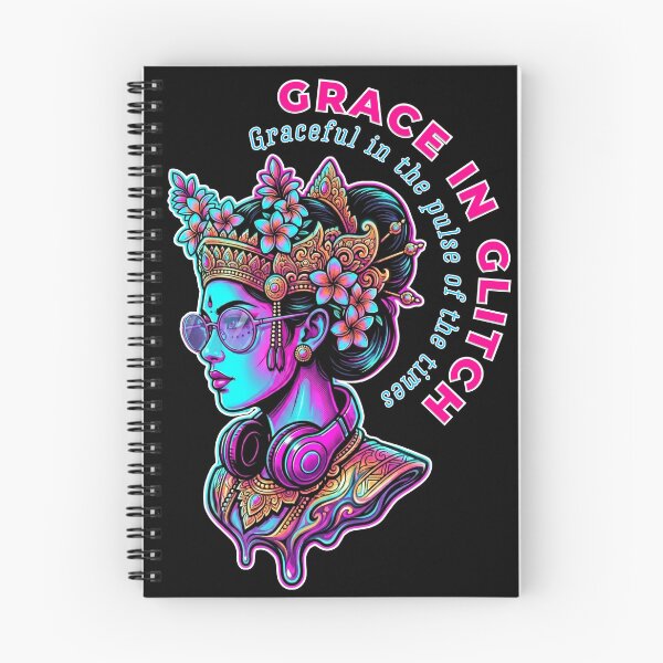 Item preview, Grace in Glitch | Neon Balinese Legong Dance Cyberpunk Goddess Traditional designed and sold by Khanz4Design.