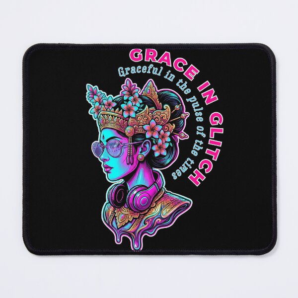 Item preview, Grace in Glitch | Neon Balinese Legong Dance Cyberpunk Goddess Traditional designed and sold by Khanz4Design.