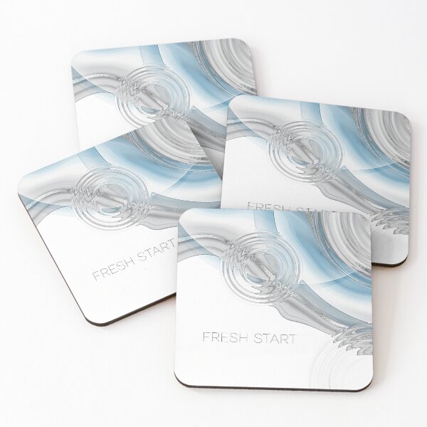 Item preview, Fresh Start Abstract Rain Ripple Fluid Art Spiritual Design designed and sold by Osmose-Studio.