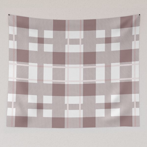 Item preview, Neutral Beige Plaid Seamless Checkered Pattern designed and sold by PowerAntShop.